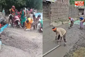 सड़क बनी भी नहीं और बाल्टियां भर-भरकर गीला सीमेंट ही उठा ले गए गांव वाले, बीच में रोकना पड़ा काम; देखें VIDEO सड़क बनी भी नहीं और बाल्टियां भर-भरकर गीला सीमेंट ही उठा ले गए गांव वाले, बीच में रोकना पड़ा काम; देखें VIDEO