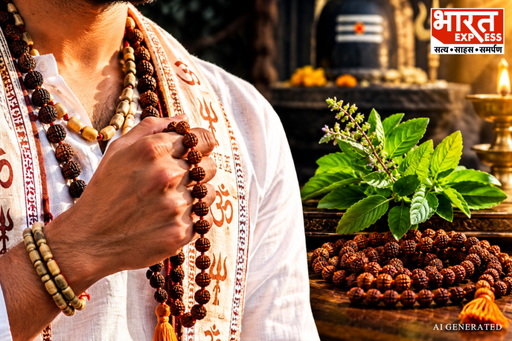 Can Tulsi Mala And Rudraksha Be Worn Together Rules Bharat Express
