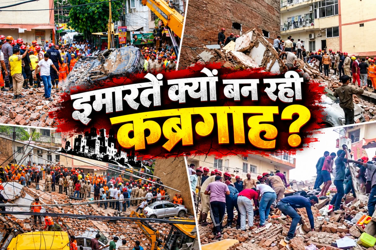 दिल्ली में इमारतें क्यों बन रही हैं कब्रगाह? सत्य निकेतन से पहले इन हादसों ने दहलाया था दिल