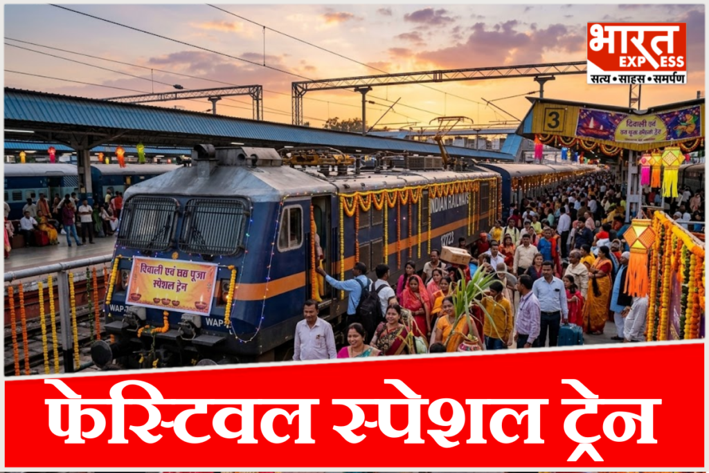 दिवाली और छठ पूजा फेस्टिवल स्पेशल ट्रेन