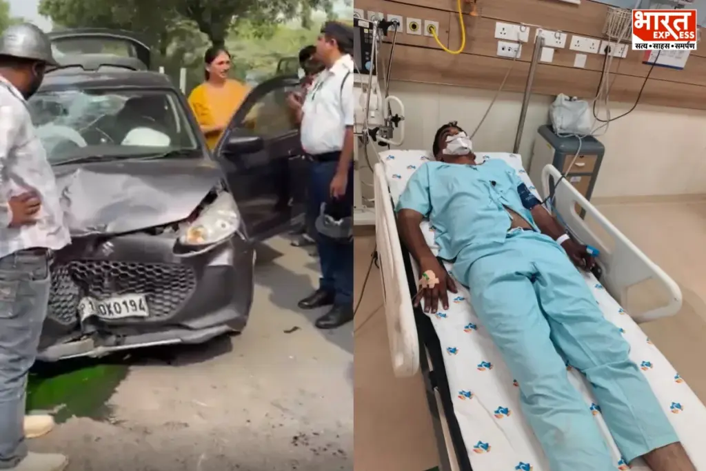 Greater Noida Traffic Police Accident