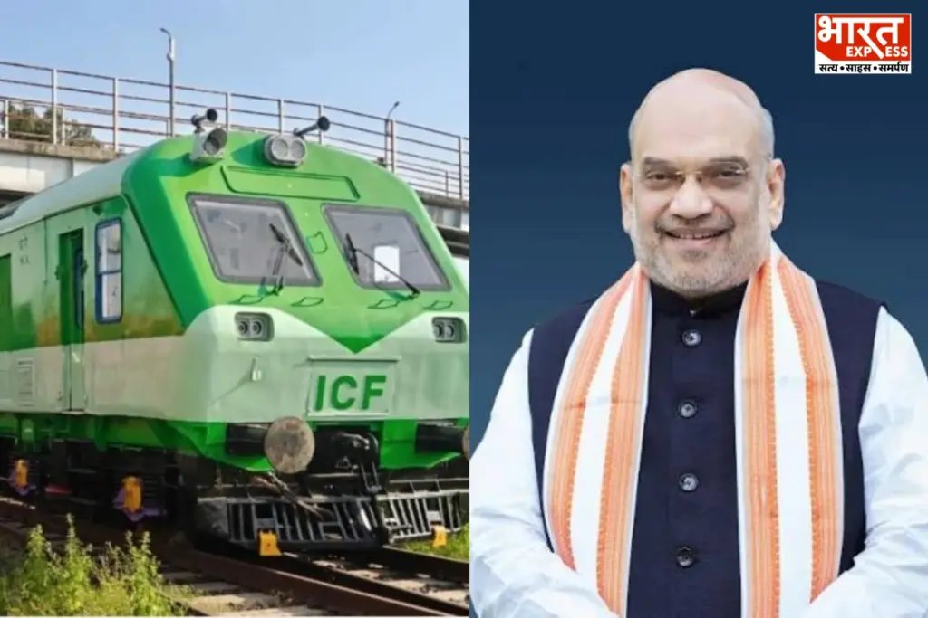 साबरमती स्टेशन पर देश की पहली LNG ट्रेन