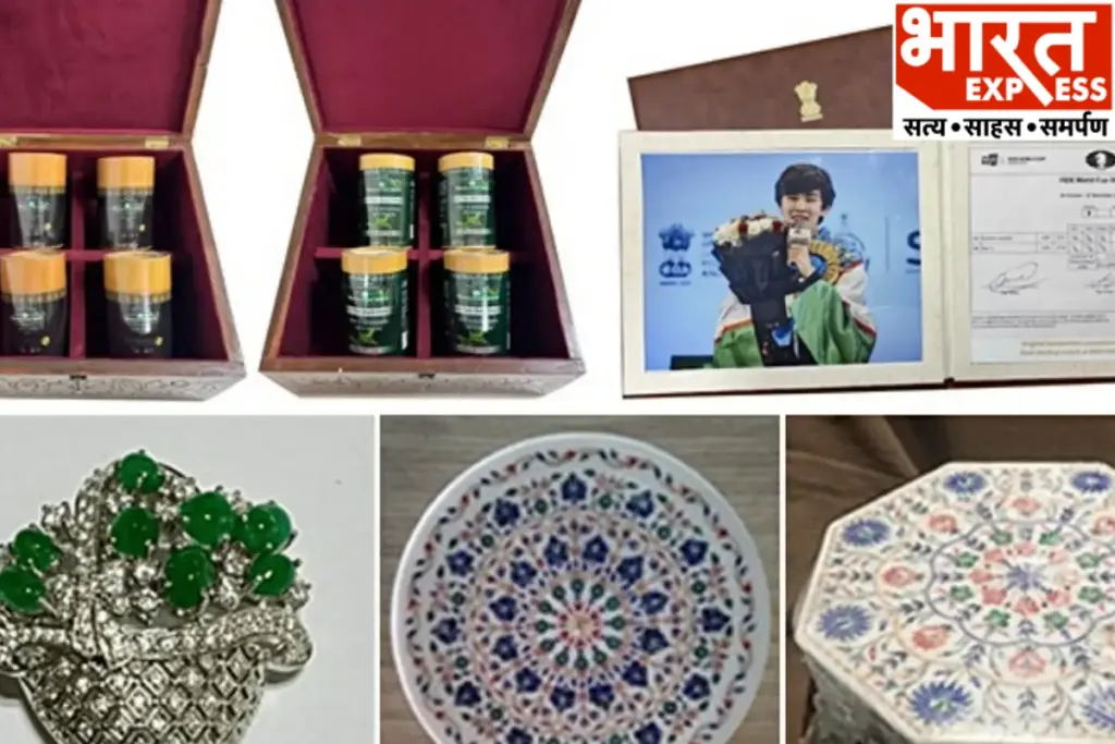 sco summit pm modi gifts mahabharata kangra tea dokra art