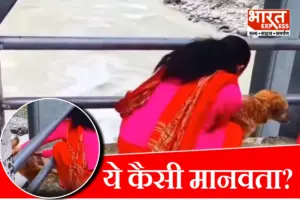 नेपाल में इंसानियत शर्मसार! जिंदा कुत्ते को पुल से उफनती नदी में फेंका, पशु प्रेमियों में भारी आक्रोश