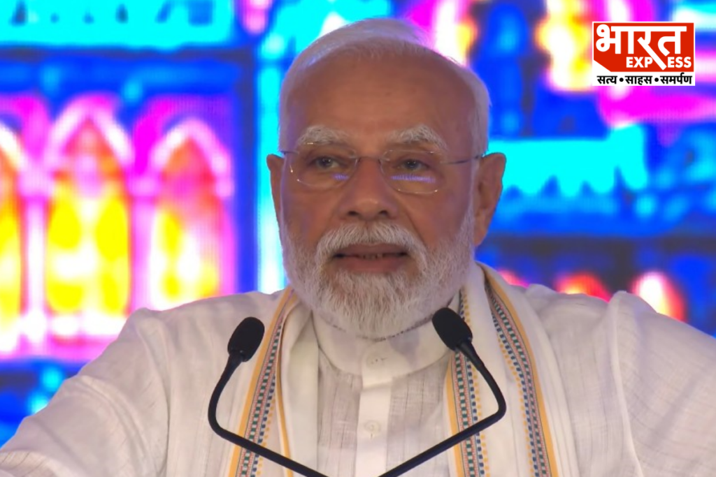PM Narendra Modi Vadodara Swachhata Abhiyan, Namo for Viksit Bharat rally, Vadodara Municipal Corporation cleanliness drive, Ganesh Utsav Vadodara cleanliness, Bhupendra Patel Gujarat development projects