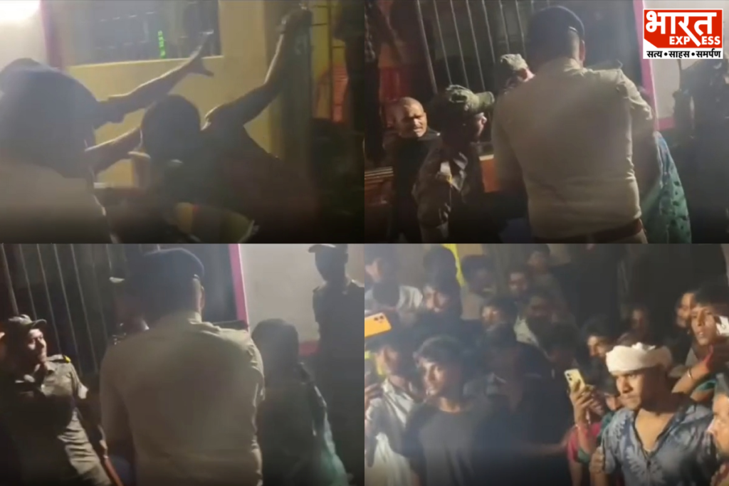 कन्हाईपुर मेले में पुलिस अधिकारी पर हमले के आरोप में गिरफ्तार मां-बेटा.