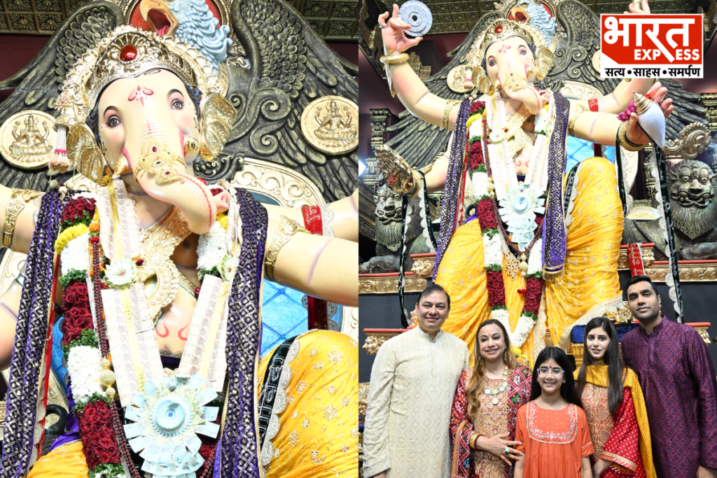 Pranav-Karan-Adani-Visit-Chinchpokli-Chintamani-Ganesh-Chaturthi