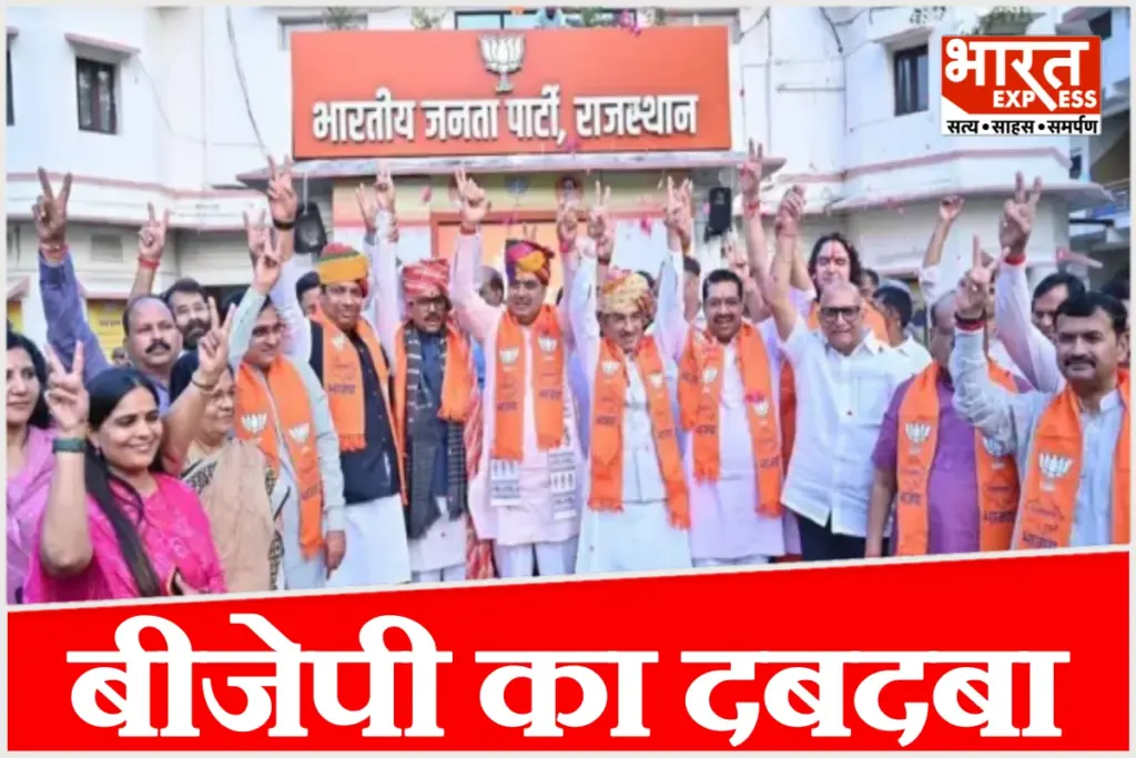 BJP Dominates Rajasthan Civic Elections
