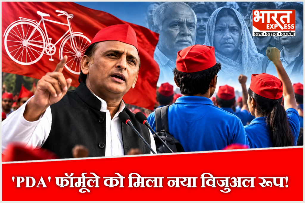 अखिलेश यादव ने PDA रणनीति के तहत छात्र सभा के लिए नीली टी-शर्ट लॉन्च की.