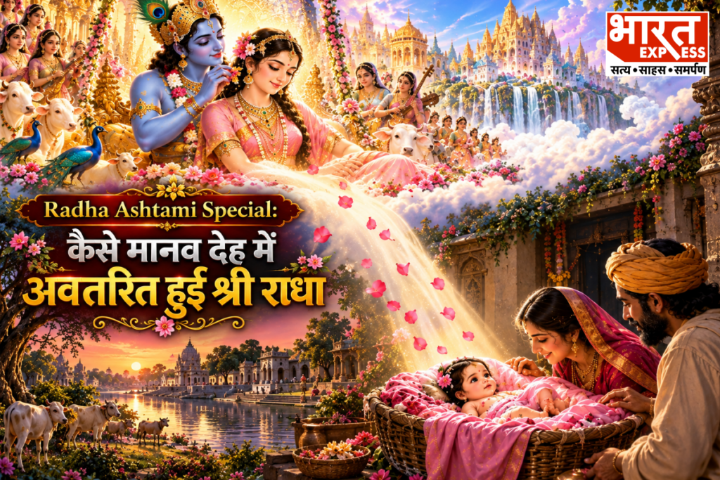 Story Of Radha Rani Avatar On Earth From Brahma Vaivarta Purana Bharat Express