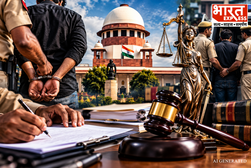 Supreme Court Strict Rules on Police Arrest Guidelines and Re-arrest Approval Bharat Express