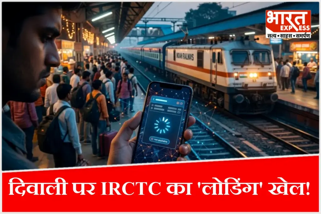 त्योहारों के मौसम में IRCTC वेबसाइट पर बढ़ा ट्रैफिक लोड.