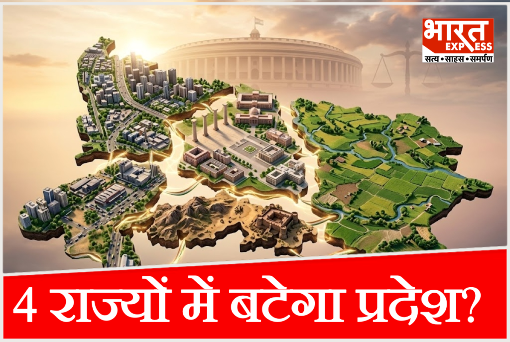 यूपी पुनर्गठन की बहस फिर गरमाई, क्या पूर्वांचल समेत 4 राज्यों में बटेगा प्रदेश?