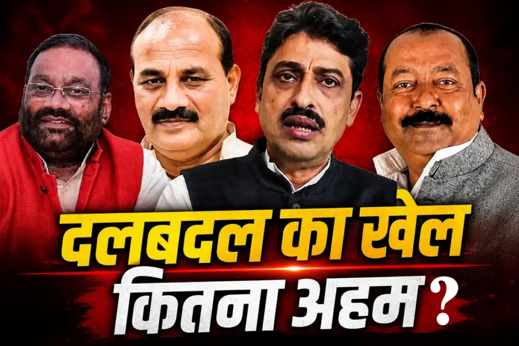 How significant is the game of party-switching in UP politics?