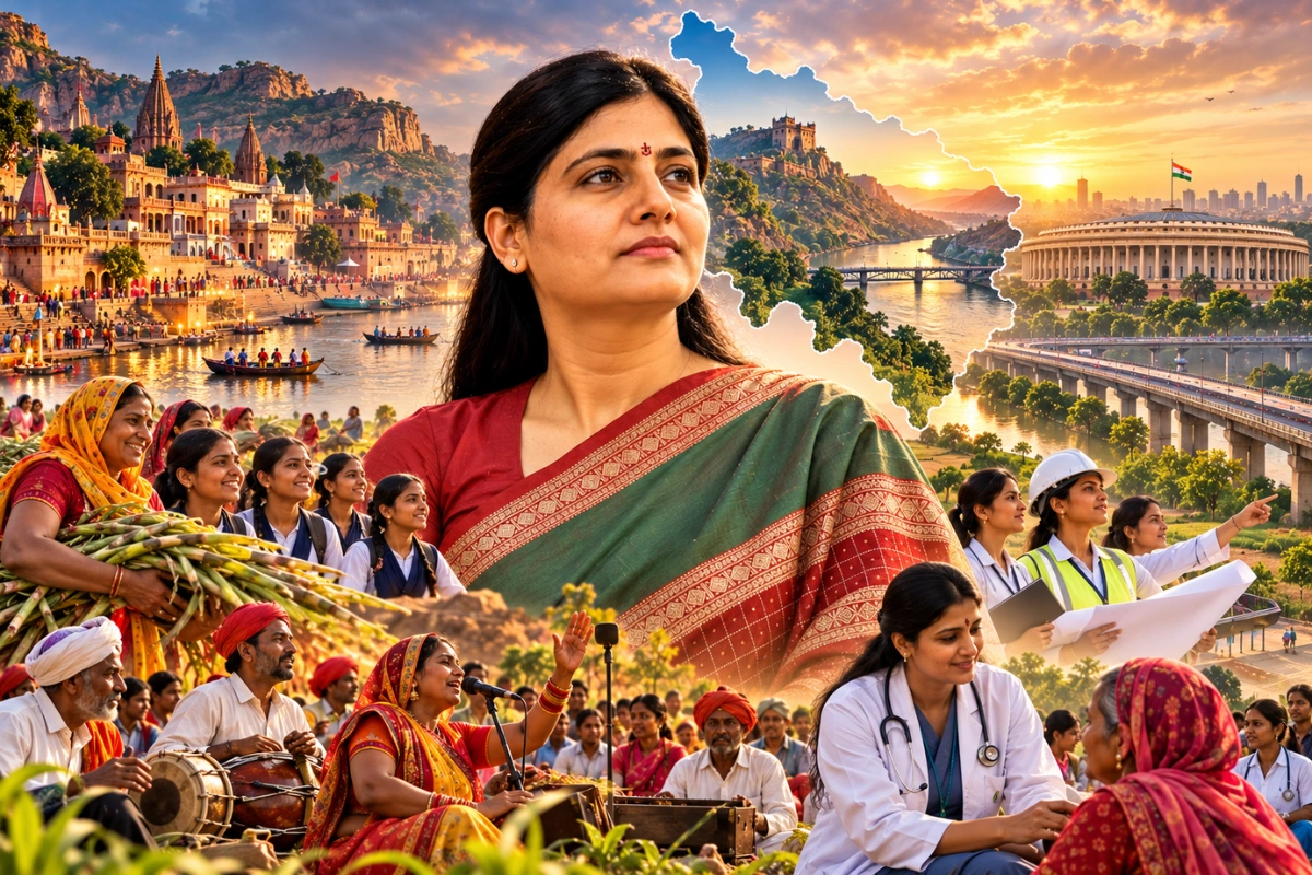 पूर्वांचल की आवाज बनीं अनुप्रिया पटेल, महिला नेतृत्व के नए दौर की सबसे चर्चित चेहरा