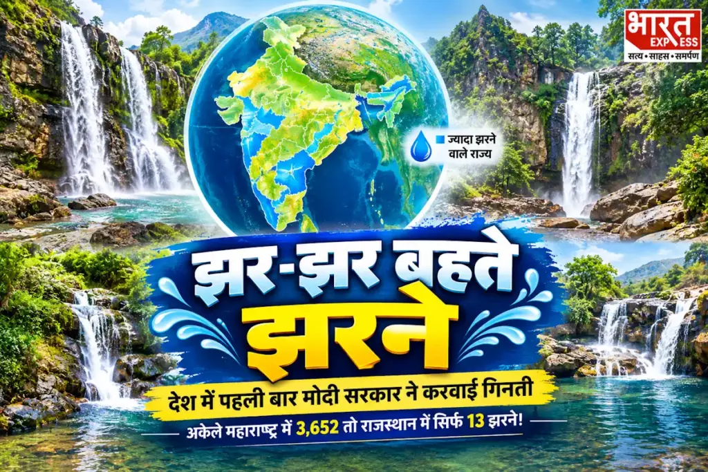 india-first-spring-census-waterfalls-water