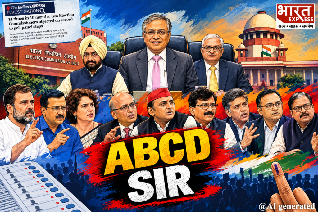Election Commission of India, SIR Process, Gyanesh Kumar, Sukhbir Singh Sandhu, Vivek Joshi, Supreme Court, Indian Express Report, Voter List Controversy