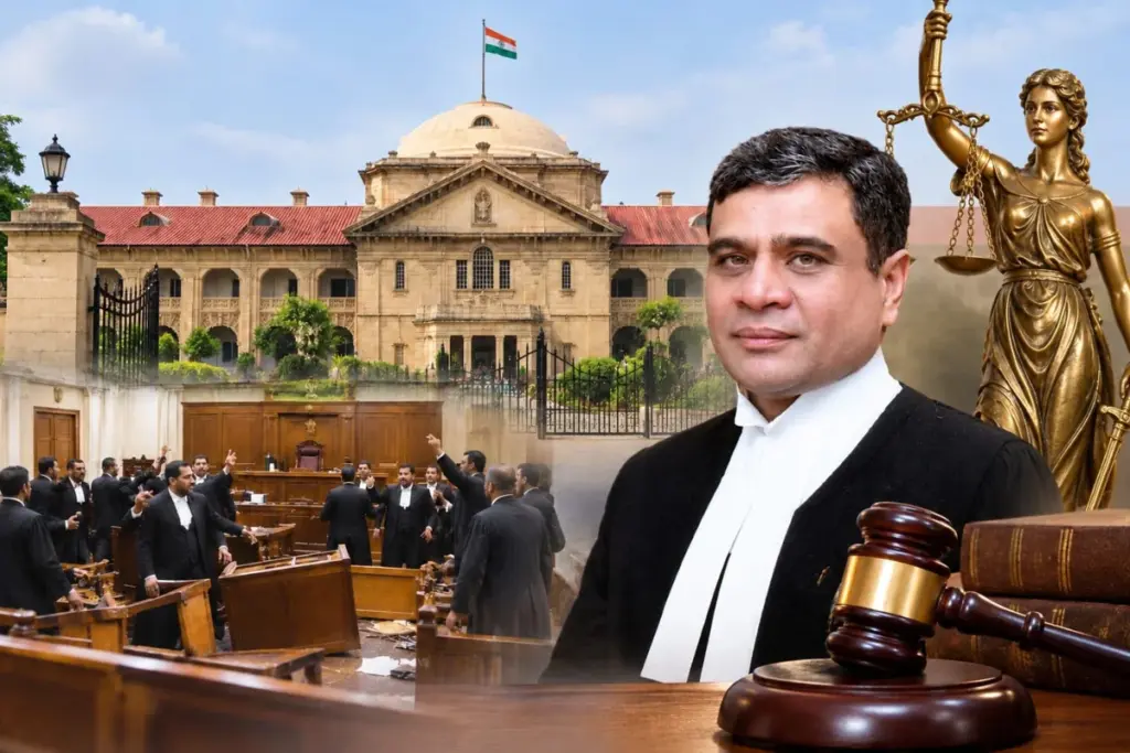 Allahabad High Court Lawyers’ Protest