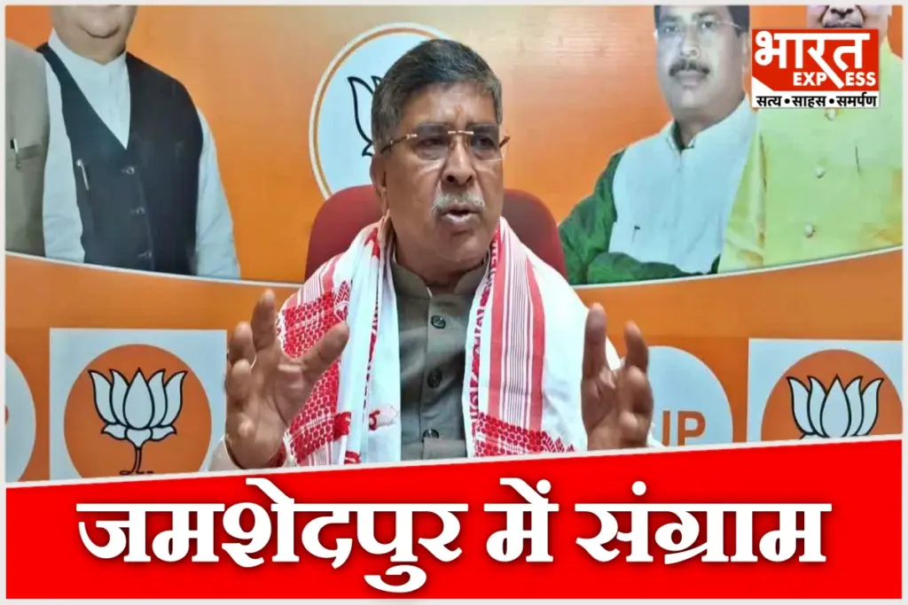 BJP President Aditya Sahu attacks Congress.