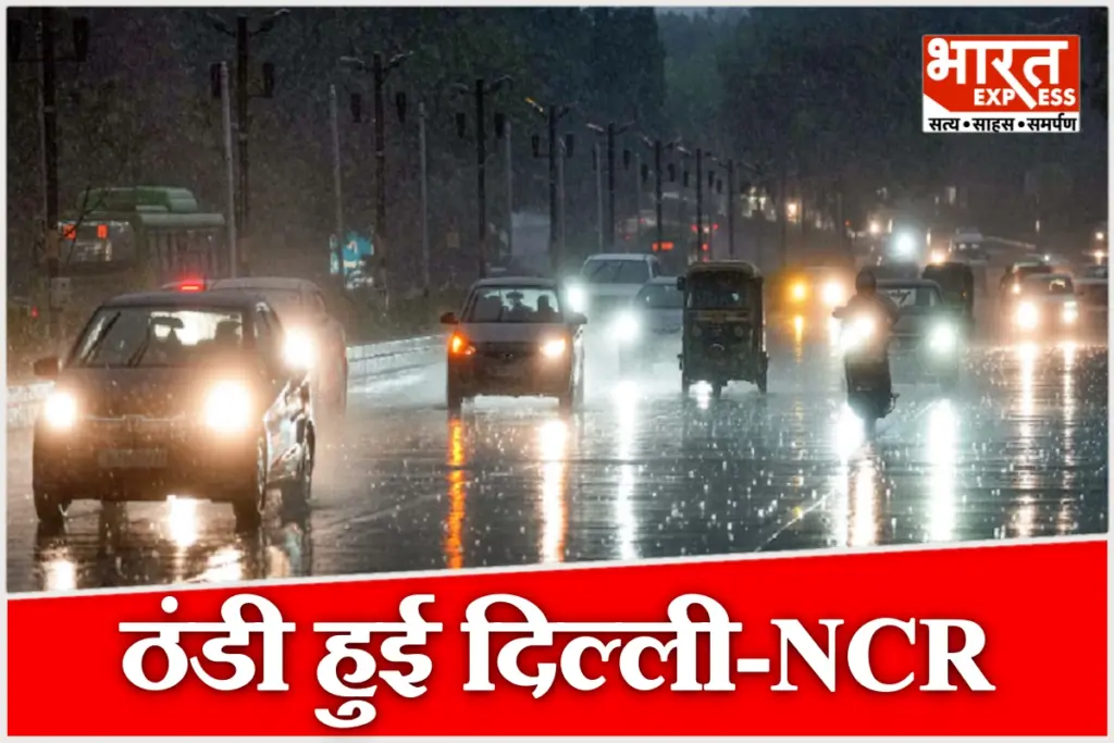 Midnight rain in Delhi-NCR