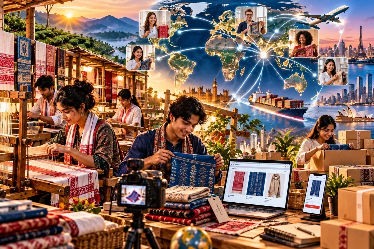 अब बिचौलियों की छुट्टी! ग्लोबल मार्केट में सीधे धाक जमा रहे हैं देश के डिजिटल बुनकर