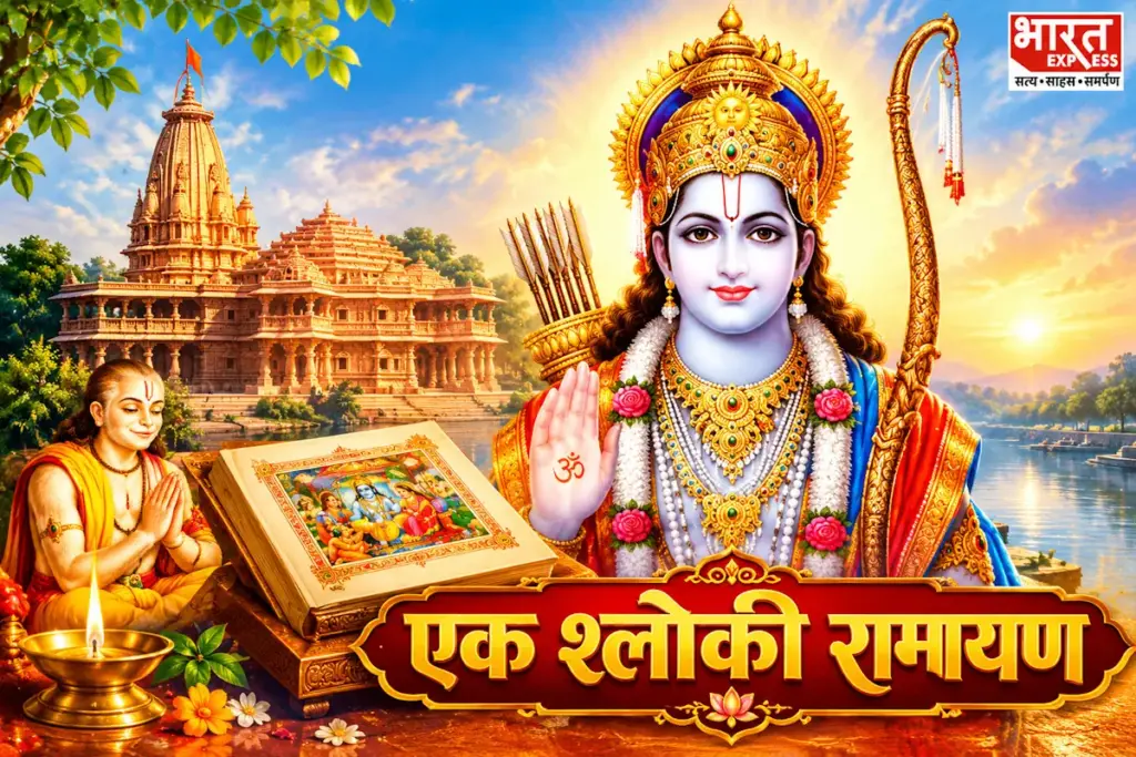 Ek Shloki Ramayana Devotional Poster