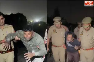 गाजियाबाद में आधी रात को मुठभेड़, रेप केस में फरार चल रहे दो आरोपी गिरफ्तार