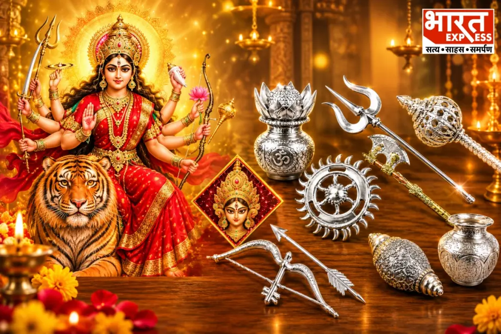 maa durga weapons story