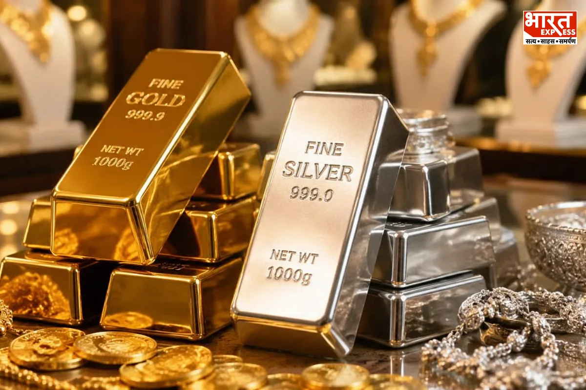 Gold Silver Price: करवा चौथ पर सोने की कीमतों में उछाल, चांदी में नरमी बरकार; जानें आज के ताजा दाम