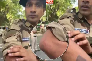 दिल्ली जंतर मंतर पर धरना प्रदर्शन के दौरान पैरामिलिट्री जवान पर चाकू से हमला, पुलिस ने दर्ज की एफआईआर
