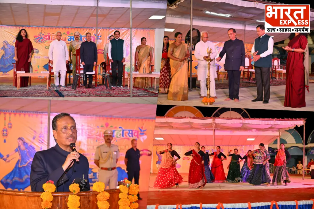 Lieutenant Governor Dr Dinesh Sharma Attends First Dandiya Mahotsav Sri Vijaya Puram
