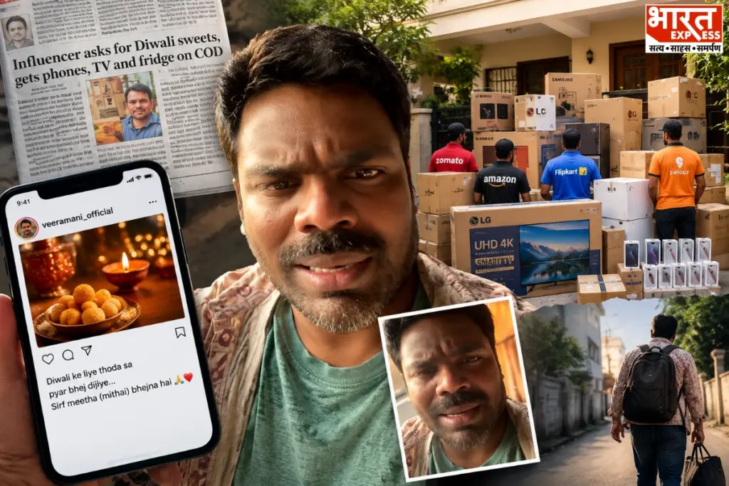 इंस्टाग्राम पर पता शेयर करने के बाद अजीबोगरीब प्रैंक का शिकार हुआ इन्फ्लुएंसर, घर के बाहर लगे डिलीवरी वाहनों का ढेर.