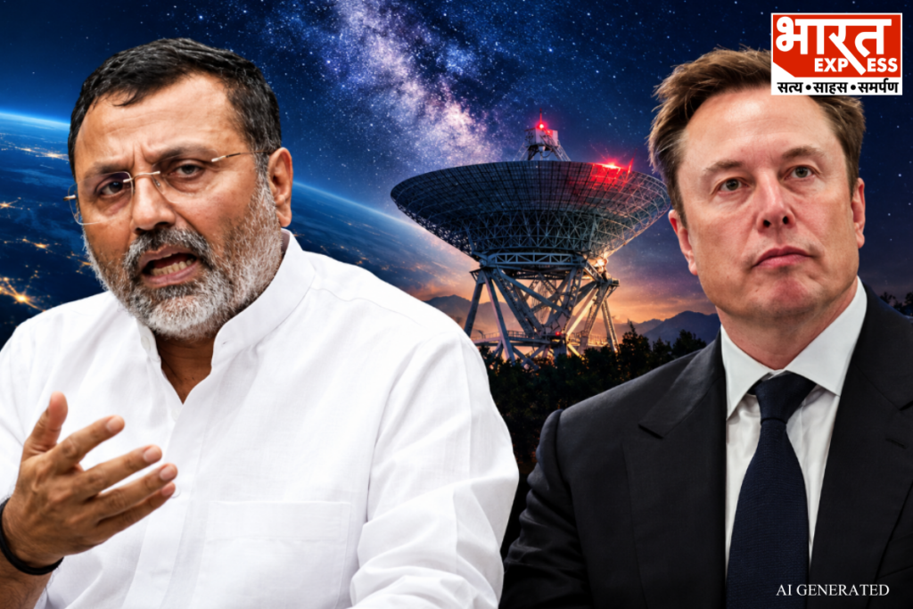 Nishikant Dubey Responds To Elon Musk On Starlink Security Concerns