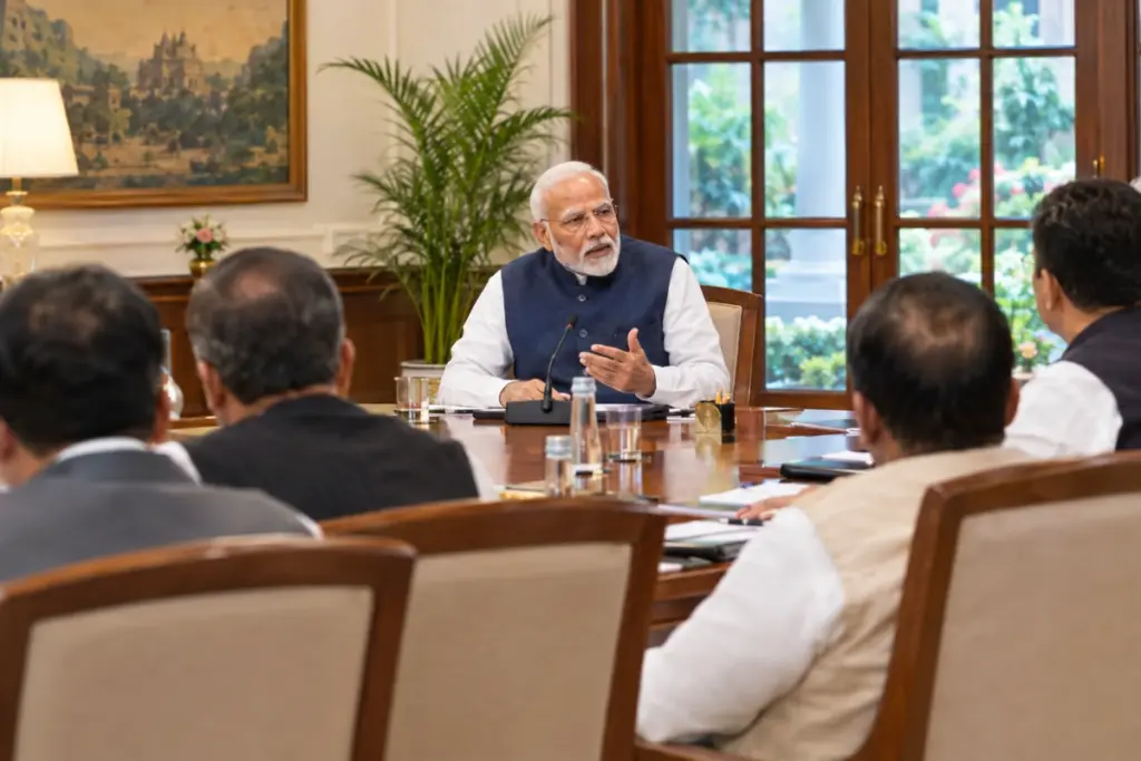 PM Modi Meets Haryana MLAs