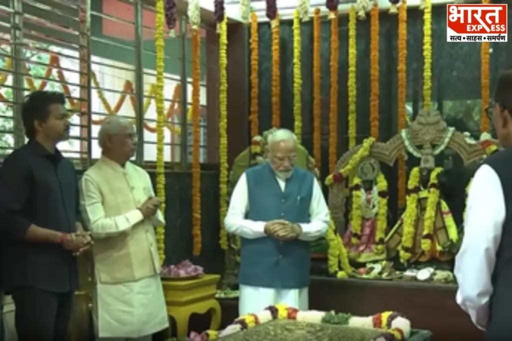 प्रधानमंत्री नरेंद्र मोदी के चेन्नई दौरे की तस्वीर, जहाँ उन्होंने मेट्रो का उद्घाटन करने के साथ आईआईटी मद्रास में विभिन्न विकास कार्यों का जायजा लिया.