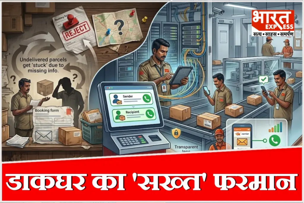 डाकघर में धोखाधड़ी रोकने और पार्सल डिलीवरी को सुगम बनाने के लिए सेंडर और रिसीवर दोनों का वैध मोबाइल नंबर दर्ज कराना अनिवार्य कर दिया गया है.