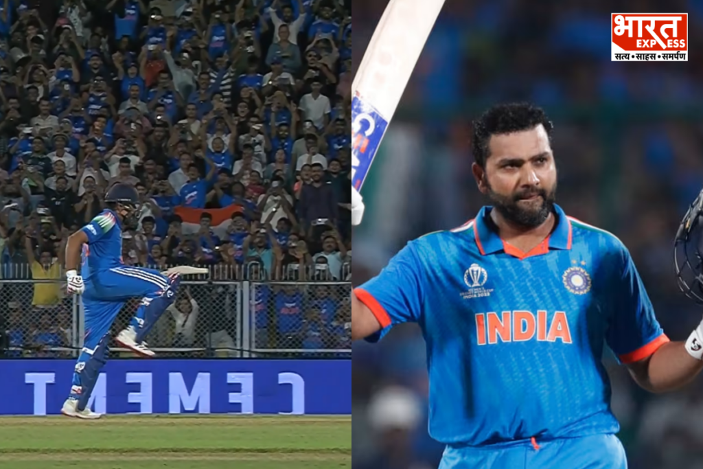 Rohit Sharma Viral Century Celebration