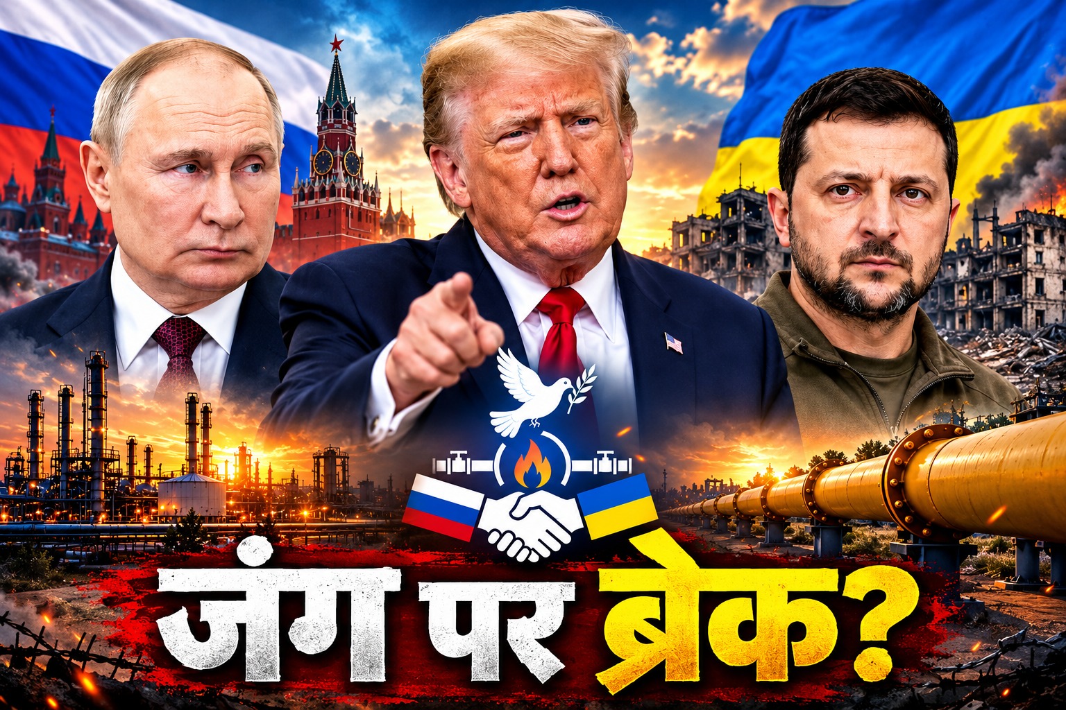 राष्ट्रपति ट्रंप का बड़ा ऐलान: रूस-यूक्रेन के बीच ‘एनर्जी सीजफायर’ लागू