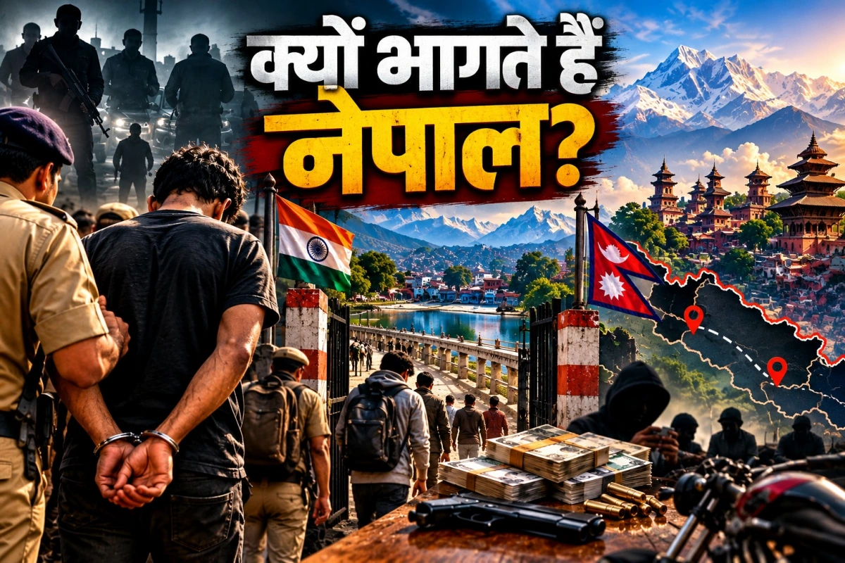 नेपाल क्यों बन जाता है भारतीय अपराधियों की पहली पसंद? खुले बॉर्डर, कानूनी पेच और गैंग नेटवर्क की पूरी कहानी