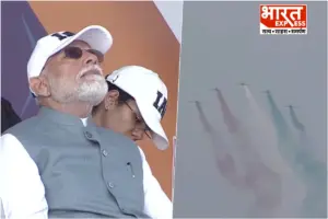 काशी में एयर शो का रोमांच, पीएम मोदी के सामने सूर्यकिरण ने आसमान में उकेरा तिरंगा