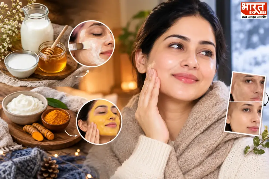 सर्दियों में रूखी त्वचा और झुर्रियों से हैं परेशान? 40 की उम्र में 25 जैसा ग्लो पाने के लिए आज ही से चेहरे पर लगाएं रसोई की ये 2 सस्ती चीजें. जानें इस्तेमाल का सही तरीका.