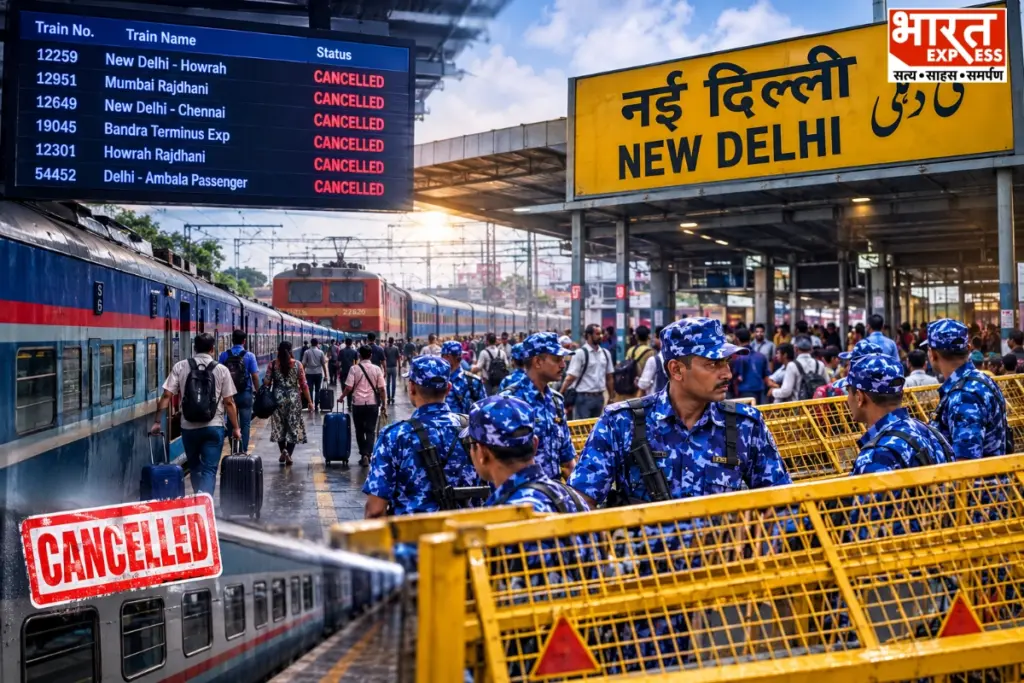 सीजेपी प्रदर्शन के चलते नई दिल्ली और निजामुद्दीन स्टेशन पर 250 से अधिक ट्रेनें निरस्त की गईं.