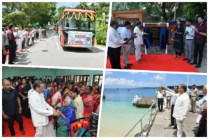LG डॉ. दिनेश शर्मा का अंडमान-निकोबार द्वीप समूह पर दौरा: हॉप-ऑन हॉप-ऑफ बसों का शुभारंभ, दिए ये बड़े तोहफे